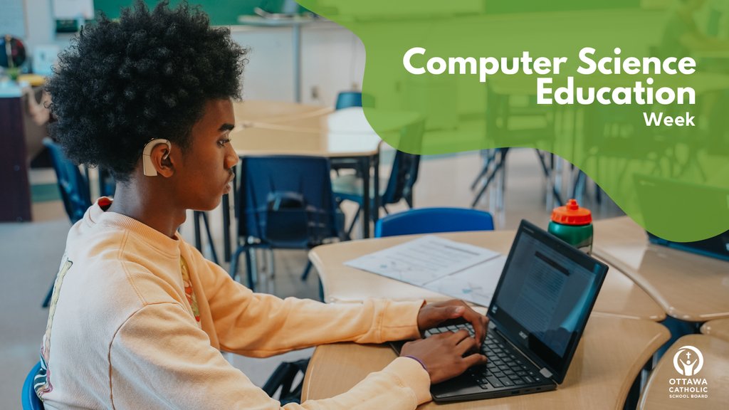 OttCatholicSB's tweet image. 🖥️ We're kicking off our #ocsb Computer Science Education Week today! Join us as students dive into live coding sessions, discover career opportunities, and explore the profound impact of Computer Science on our world. #ocsbCSED #ocsbCodes