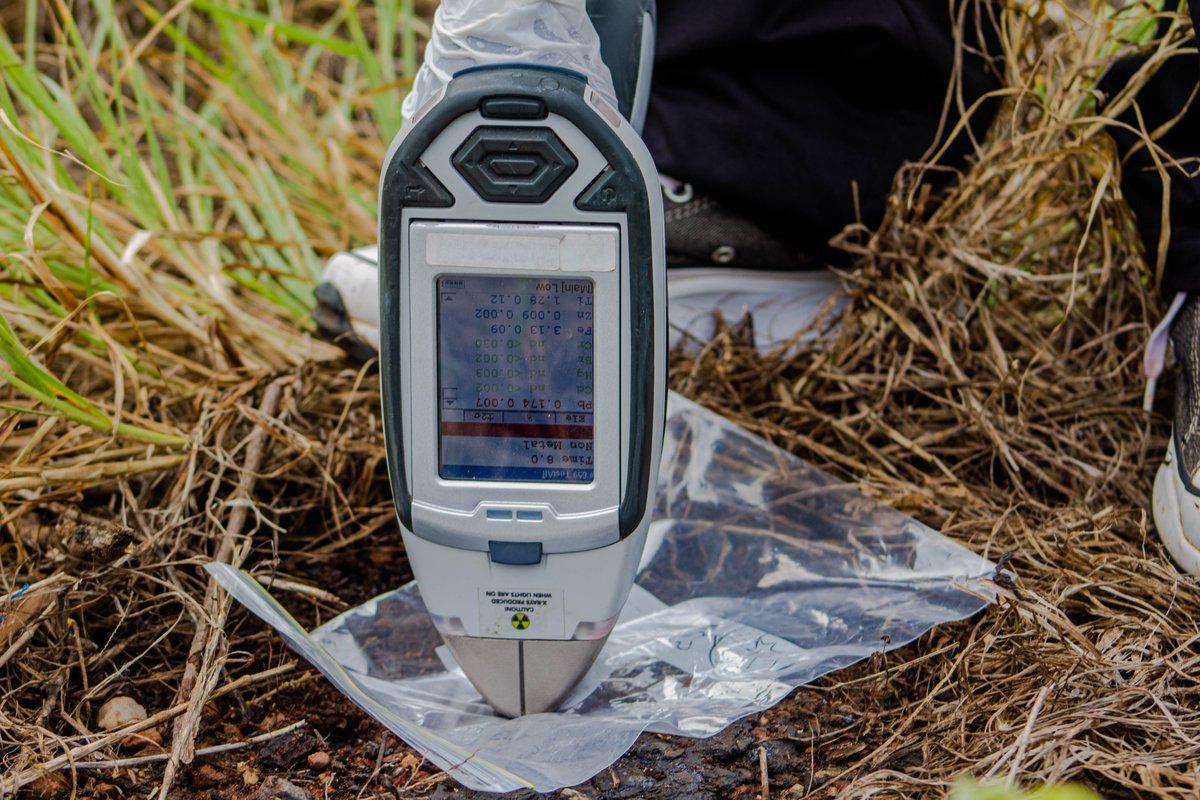 Testing for Lead concentration in soil using an XRF analyzer.
#EndLeadPollution #SaveTheEnvironment.