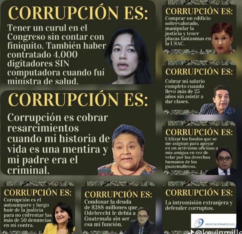 La IZQUIERDA es CORRUPCION

La corrupción no se lucha con más corrupción.  

De que Superioridad Moral hablan los de SEMILLA y sus achichincles.

#SEMILLAesCorrupcion