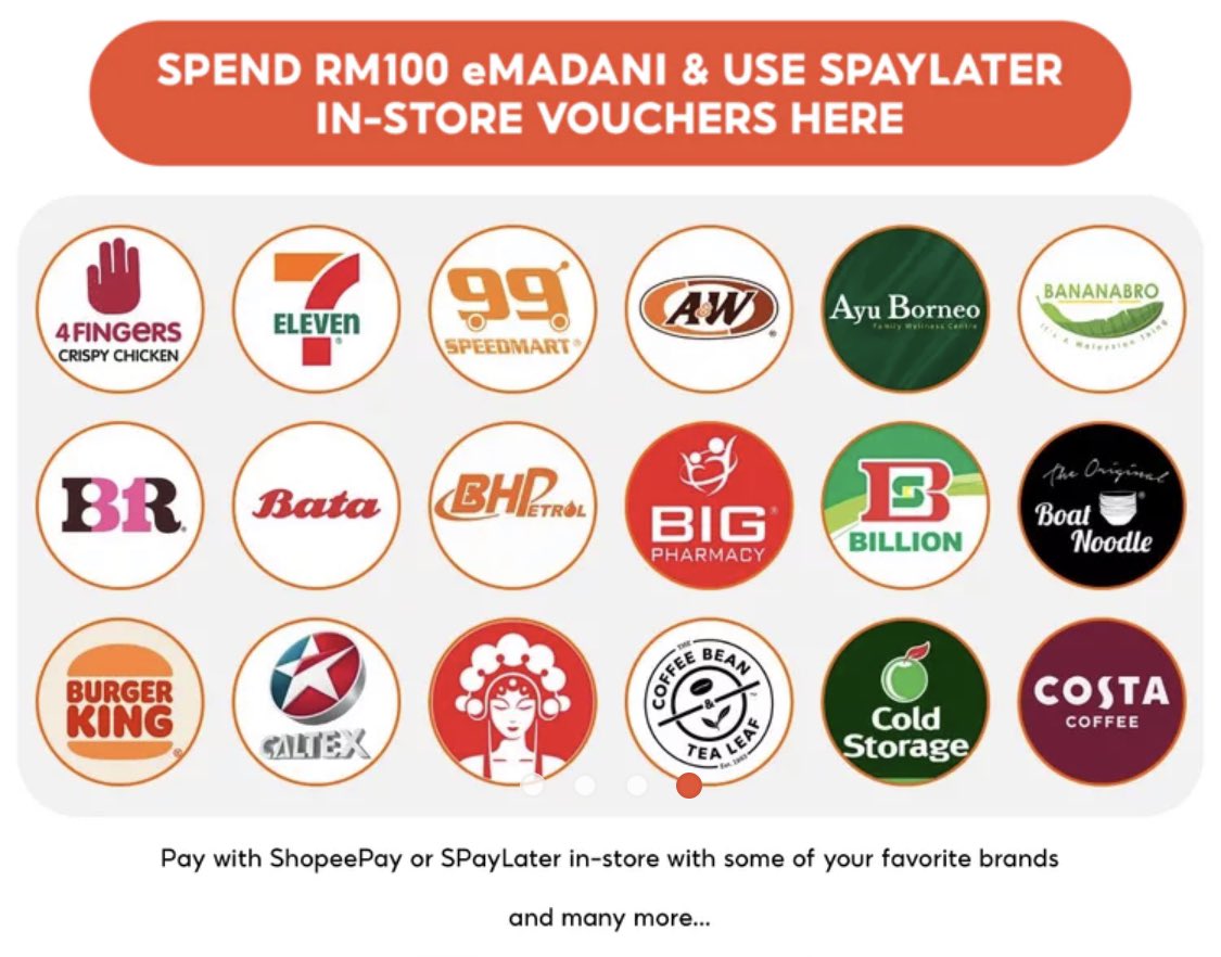 iRaesmee's tweet photo. Untuk yang tebus kredit eMadani melalui Shopee, boleh guna di kedai-kedai berikut. Rupanya di @MydinMalaysia pun dah boleh guna ShopeePay. Selama ni duk guna kad je, tak pernah guna ShopeePay untuk beli belah di kedai fizikal.

*Eco Shop pun boleh ya. 😍😏 Habislah borong nanti. https://t.co/Ldgczq5nT4