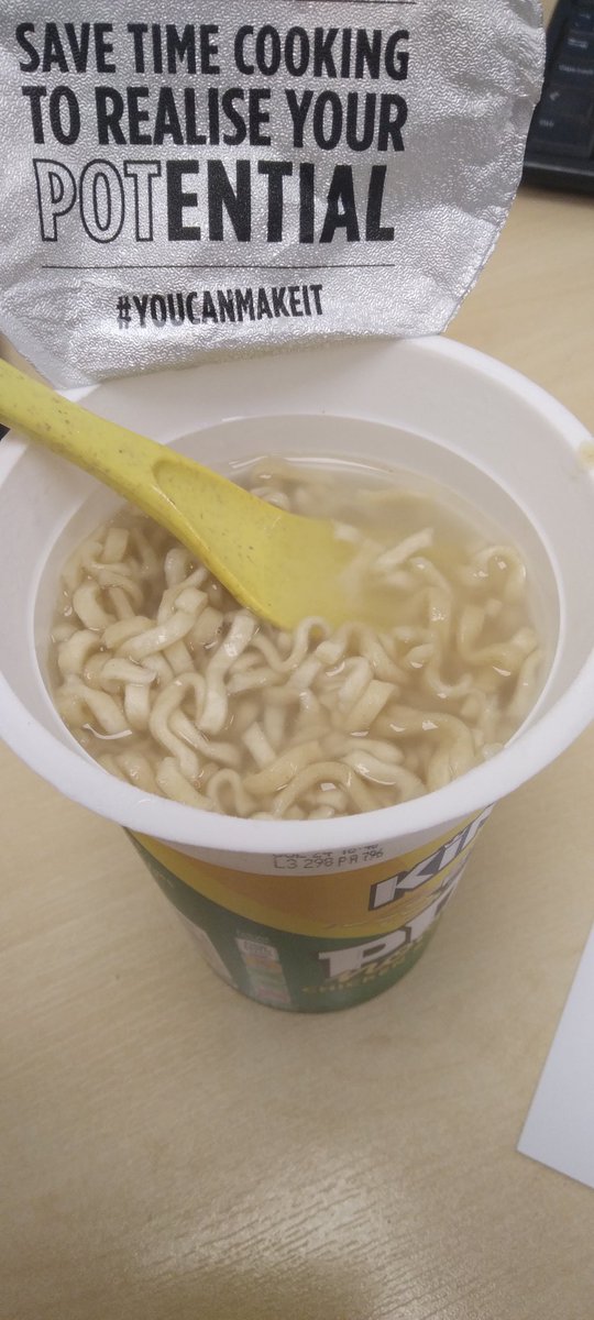 K8T_PTR's tweet photo. Hey @PotNoodle, I think the guys in the factory missed a step.... chicken and mushroom flavour without well, chicken  or mushroom flavour #youcanmakeit
#potnoodle https://t.co/dBJRHdkqIz