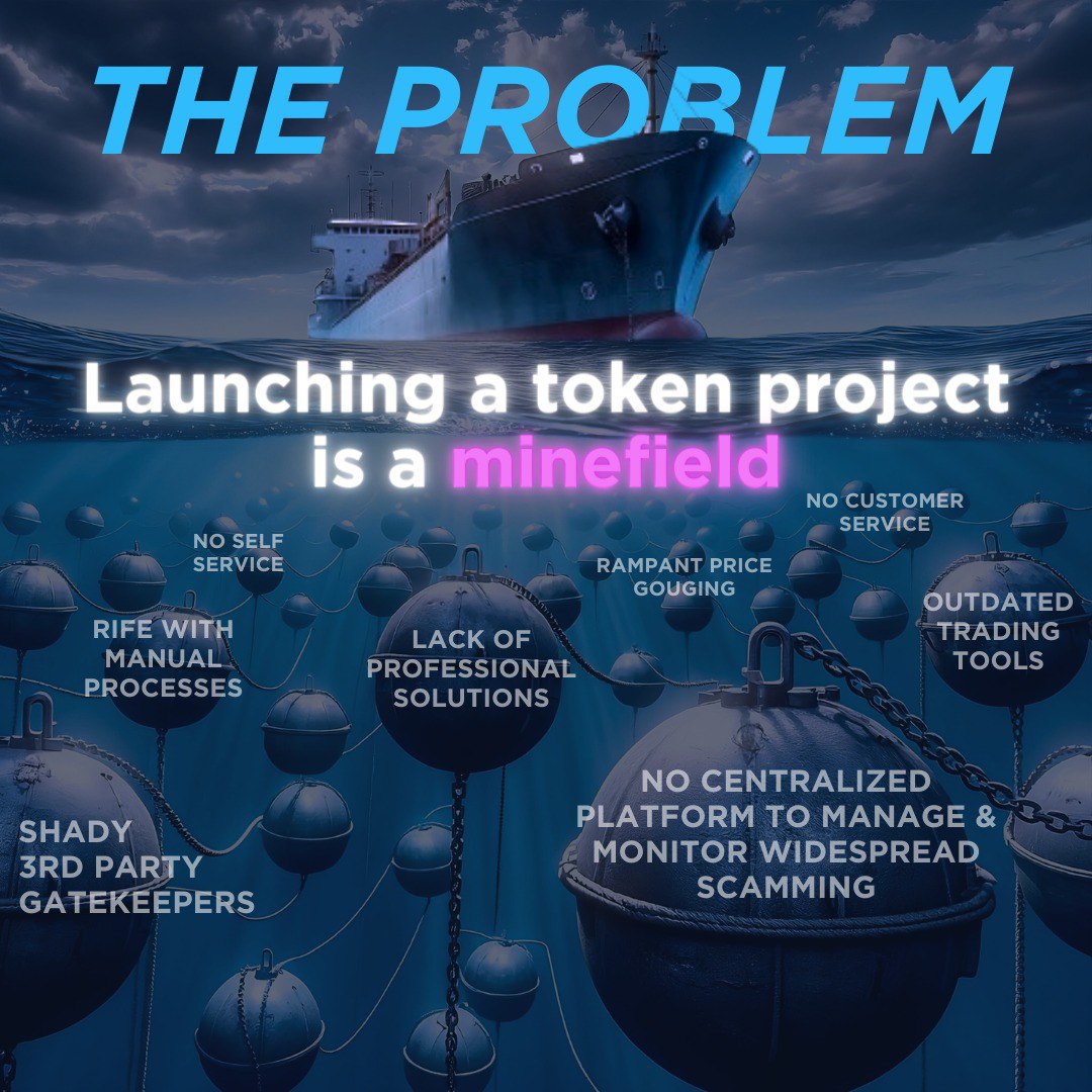 DYORdotcom's tweet photo. Launching a token project in the past was problematic.
✅The solution is now here: https://t.co/YB7K0gdsiG https://t.co/Q0e7f2qIsO