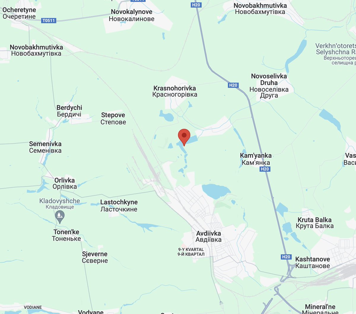 Ukrainian loitering munitions hit and destroyed a large group of Russian infantry north of Avdiivka