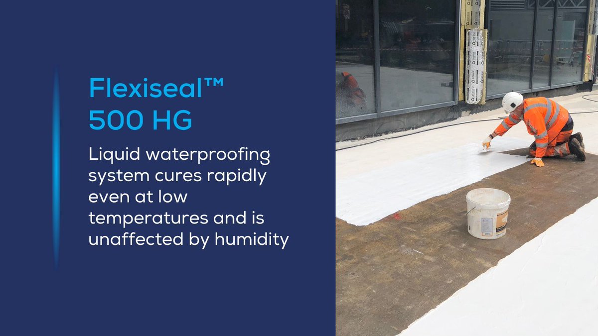 mr_riw's tweet photo. Installation is quicker and safer with FlexisealTM 500HG. It allows for a more reliable application around complex details to ensure a robust waterproof seal. https://t.co/zhROVmaf8L #RememberItsWaterproof #Waterproofing #Construction https://t.co/7gqqRBGztO