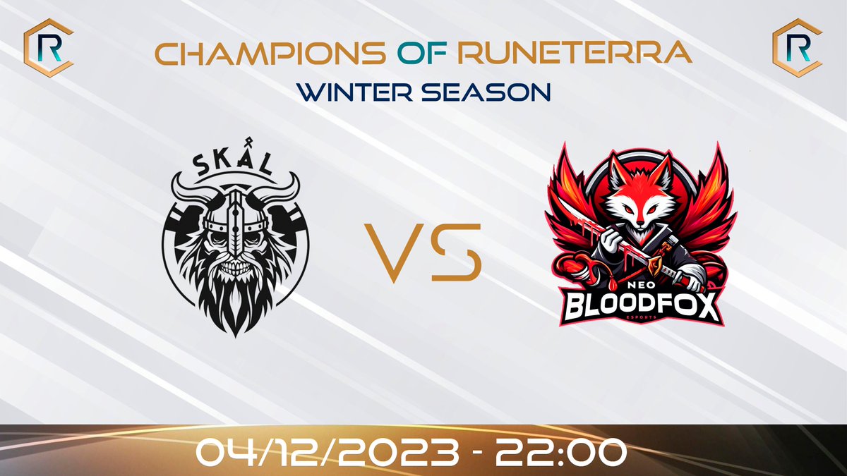 CRuneterra's tweet photo. 🔹HOY A LAS 22:00 TENDREMOS EL PRIMER PARTIDO DE ESTA TERCERA EDICIÓN

@SKAL_Team VS @BloodfoxEsports 🪓🦊
Dos equipos veteranos en la competición nos brindarán hoy un partidazo.

¡Os esperamos a todos! 💯💥
🟣https://t.co/664AbG9A1m https://t.co/aXMv9s7Lnn