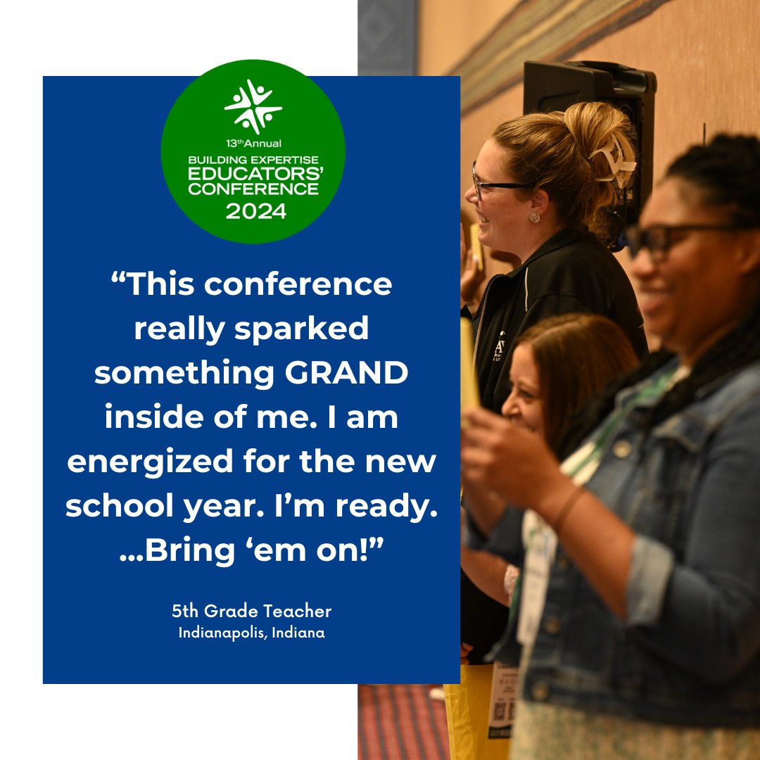 IE_empower's tweet photo. 📢 Attention educators! Get energized in Orlando at #BE2024. 

Experience empowering speeches, engaging sessions, &amp; more with this year's theme: Cultivating a Learner-Driven Classroom. 

Spark something GRAND inside of you this June. 

👉Register today: https://t.co/UMOrltd9O9 https://t.co/ZSIatBBGyG