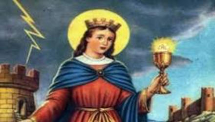 FELIZ DÍA DE SANTA BÁRBARA PATRONA DE LOS MINEROS.