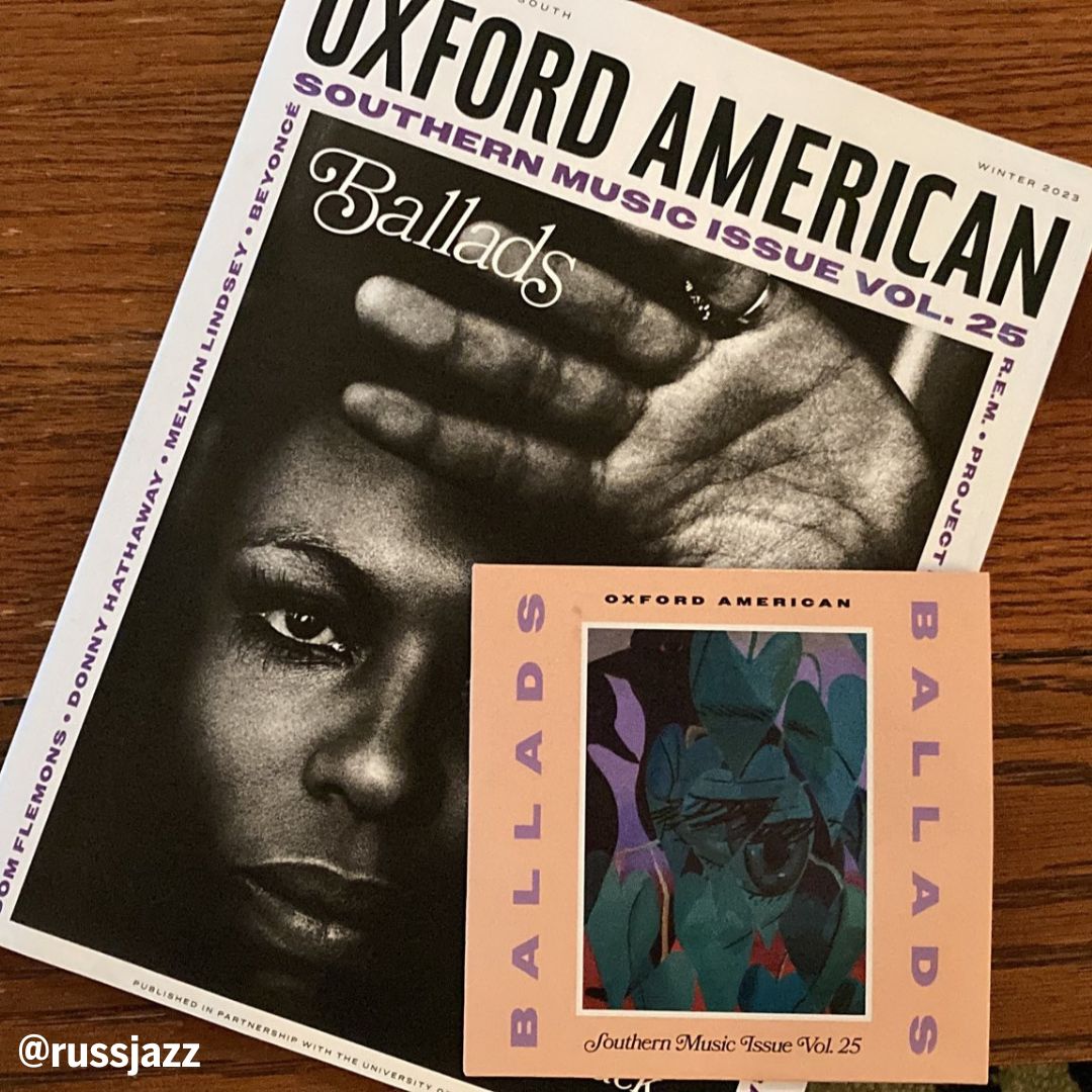 oxfordamerican's tweet image. Our 25th Southern Music Issue hits the stands tomorrow! We’ve loved all the pics you've shared with your #BalladsIssue. Keep ‘em coming, and don’t forget to tag us – you might just get featured! ✨ #OAIntheWild #Issue123 @russjazz @mgnlcs