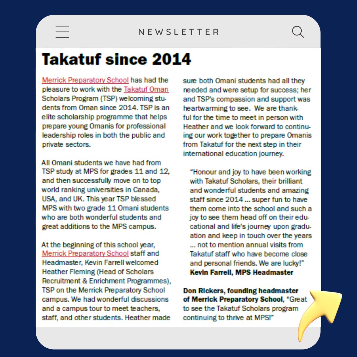 Merrick Preparatory School tweet media