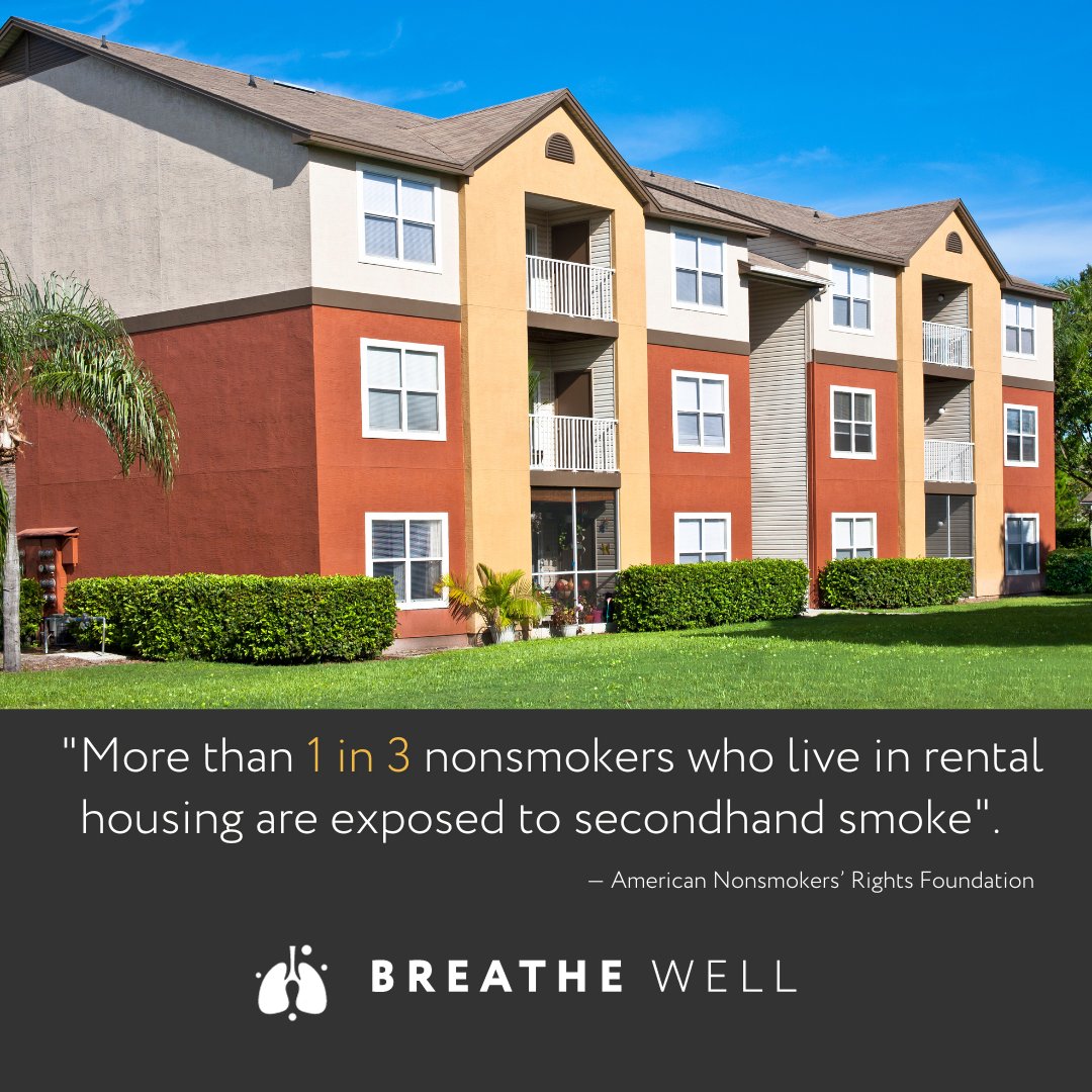 While progress has been made in some communities, "More than 1 in 3 nonsmokers who live in rental housing are exposed to secondhand smoke".

Learn more about the steps you can take to support your roommates: livewellkosciusko.org/quit-resources