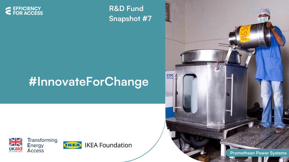 We supported <a href="/PrometheanPower/">Promethean Power</a> through our Research and Development Fund, increasing access to reliable refrigeration for dairy farmers in rural villages across India. #InnovateForChange 

Learn about their project: bit.ly/40F1pjD