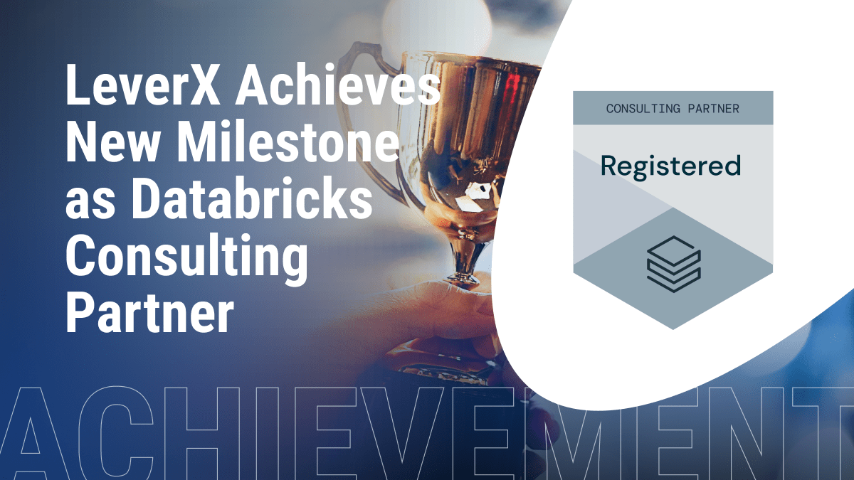 We're excited to announce that #LeverX has earned the prestigious @databricks Consulting Partner badge, marking a significant achievement in our journey as a trusted data and analytics solutions provider. 🏆 We thank our dedicated team for their hard work and expertise that