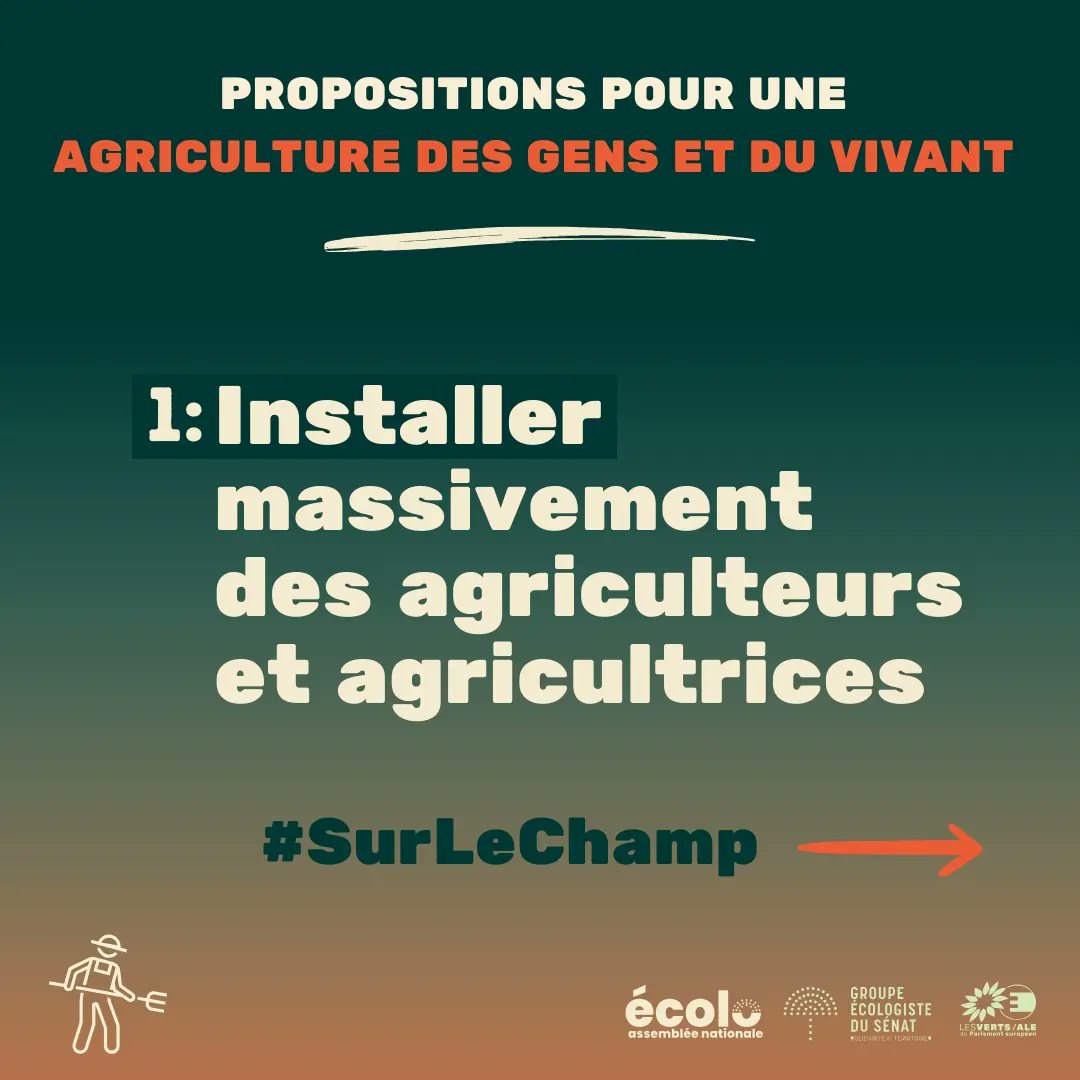 MariePochon's tweet photo. Le parcours actuel d’accompagnement à l'installation agricole n’est pas adapté aux nouveaux profils plus diversifiés qui sont également davantage porteurs de projets agroécologiques et/ou collectifs ⚠️
Changeons de modèle #SurLeChamp ! 🌾
https://t.co/BZ9SwzxJj7 https://t.co/c9TDnvhkea