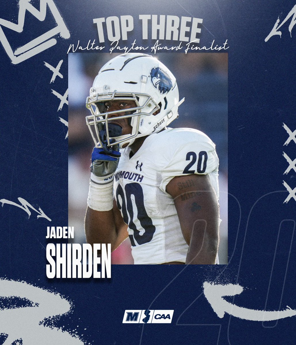 J Rock is headed to Frisco...AGAIN.

Jaden Shirden is among the top three vote recipients  for the 37th annual Walter Payton Award - an honor given to the national offensive player of the year.

🔥 Shirden led the FCS in rushing with 1,478 yards. 🔥

#FlyHawks