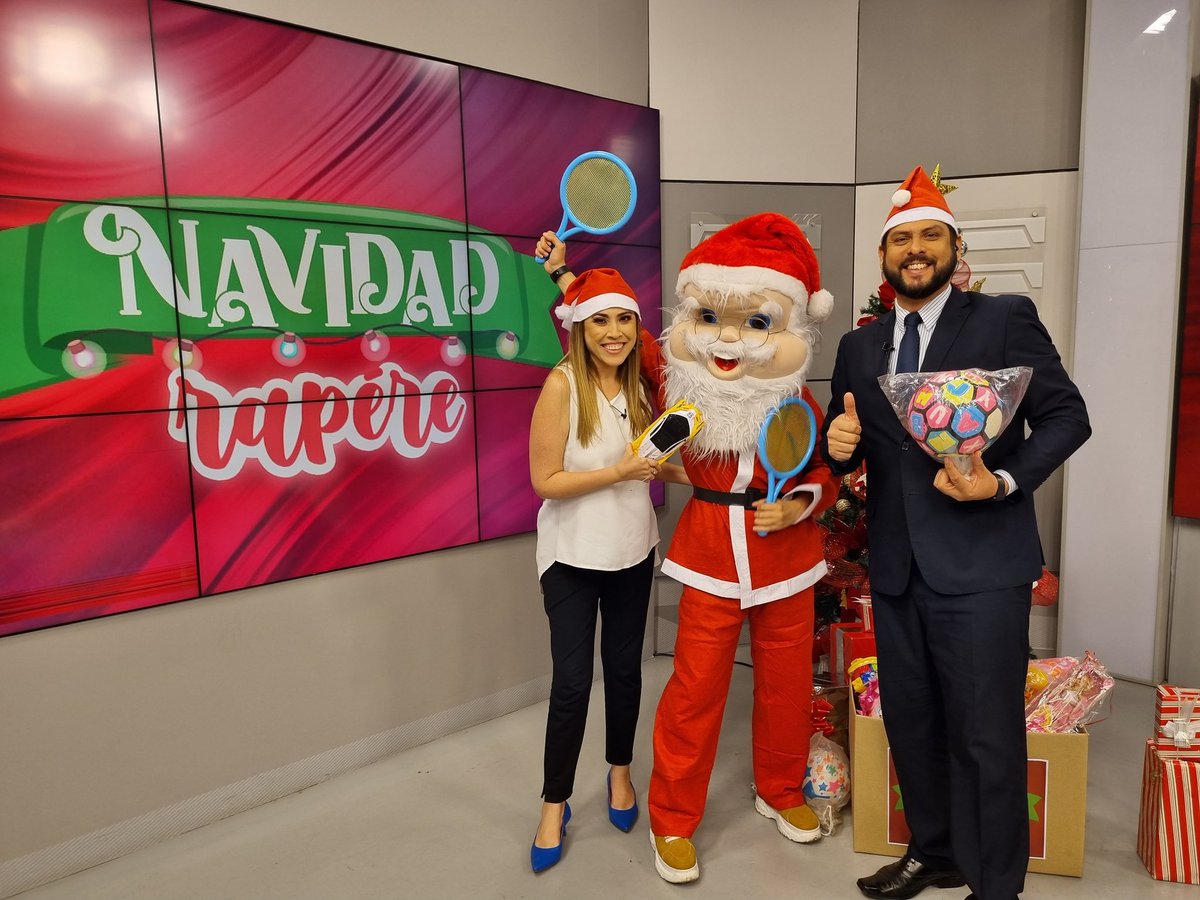 🎄¡Seguimos recibiendo los juguetes no bélicos para nuestros pequeños!🎁✨️🥳

🤩☝️Acercate al canal para ser parte de Navidad Rapere 

📺Estamos hasta las 11:00 con <a href="/amaliacutillo85/">AMALIA CUTILLO</a> y <a href="/mmmongelos/">Marcelo Mongelós</a> en C9N por #C9N