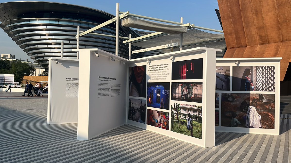 A year in the making and it’s amazing to see our 8-chapter installation at #COP28 on climate and gender in the flesh!

@BPTuazon, <a href="/brettroegiers/">Brett Roegiers</a>, their team at <a href="/CNNPhotos/">CNN Photos</a> worked so hard to make this a reality, supported by <a href="/laurapaddison/">Laura Paddison</a> and <a href="/rachjuramirez/">Rachel Ramirez</a>. 🙇🏾‍♀️