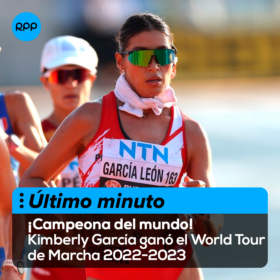 RPPNoticias's tweet photo. 🥇🇵🇪👏 ¡Orgullo peruano! Kimberly García termina como la mejor marchista del mundo en el Tour Mundial de Marcha de Atletismo 2022-2023. @RPPDeportes

Más información 👉 https://t.co/ktPMzXgcyY https://t.co/qUaezz3aC4