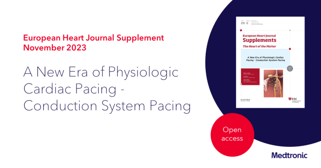 Meet_Martin's tweet photo. Don’t miss out on the latest European Heart Journal supplement dedicated to Conduction System Pacing. Open access! #MedtronicEmployee https://t.co/r2nTnOynxD https://t.co/xXYfm1Rdo6