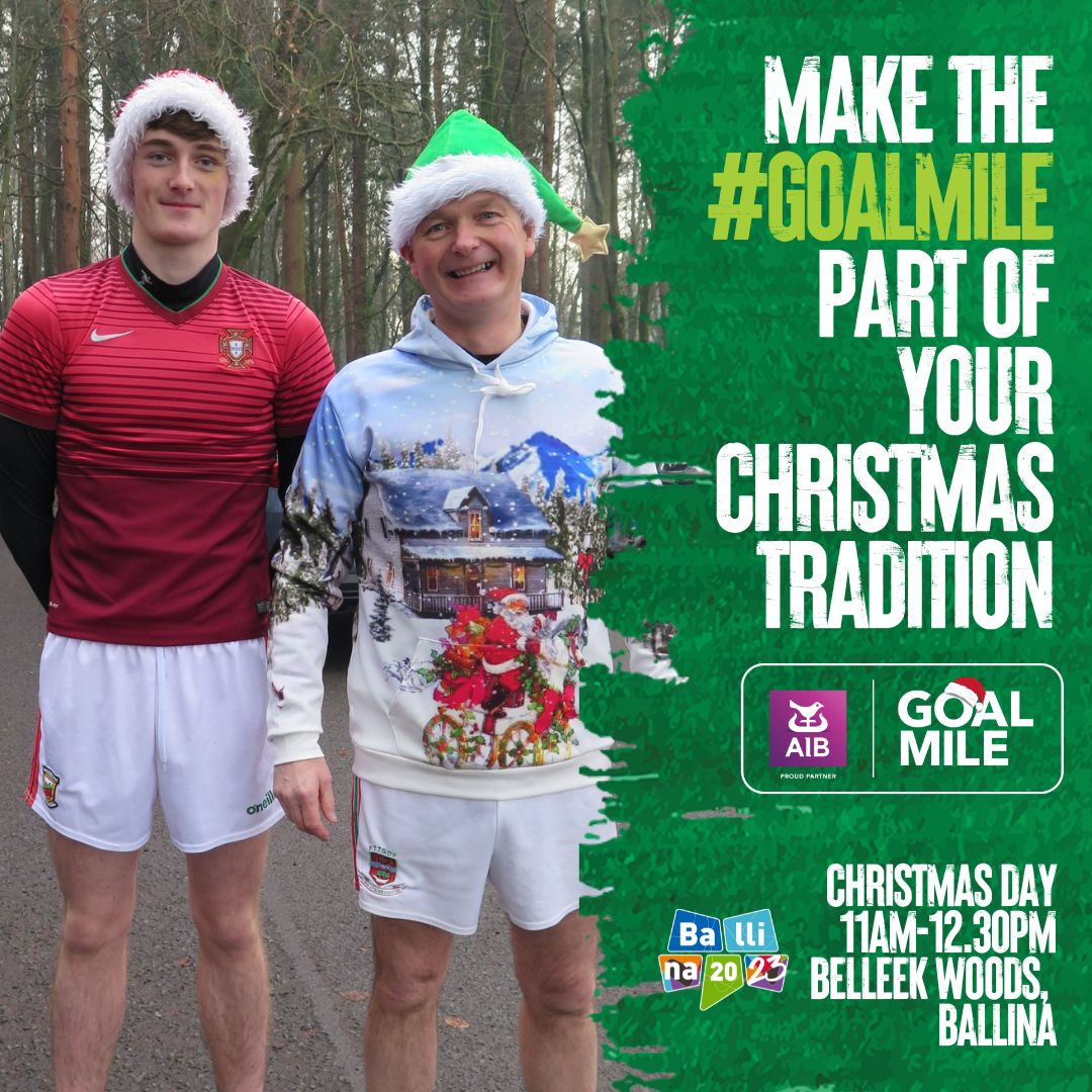 2023 has been a year of many anniversaries and celebrations, and this yr, the GOAL Mile Ballina celebrates 20 years! Will you join this year's GOAL Mile on Christmas Day and make it the biggest one yet? 
Read more and register/donate: ballina2023.ie/20th-annual-go…
#GOALglobal #GOALMile