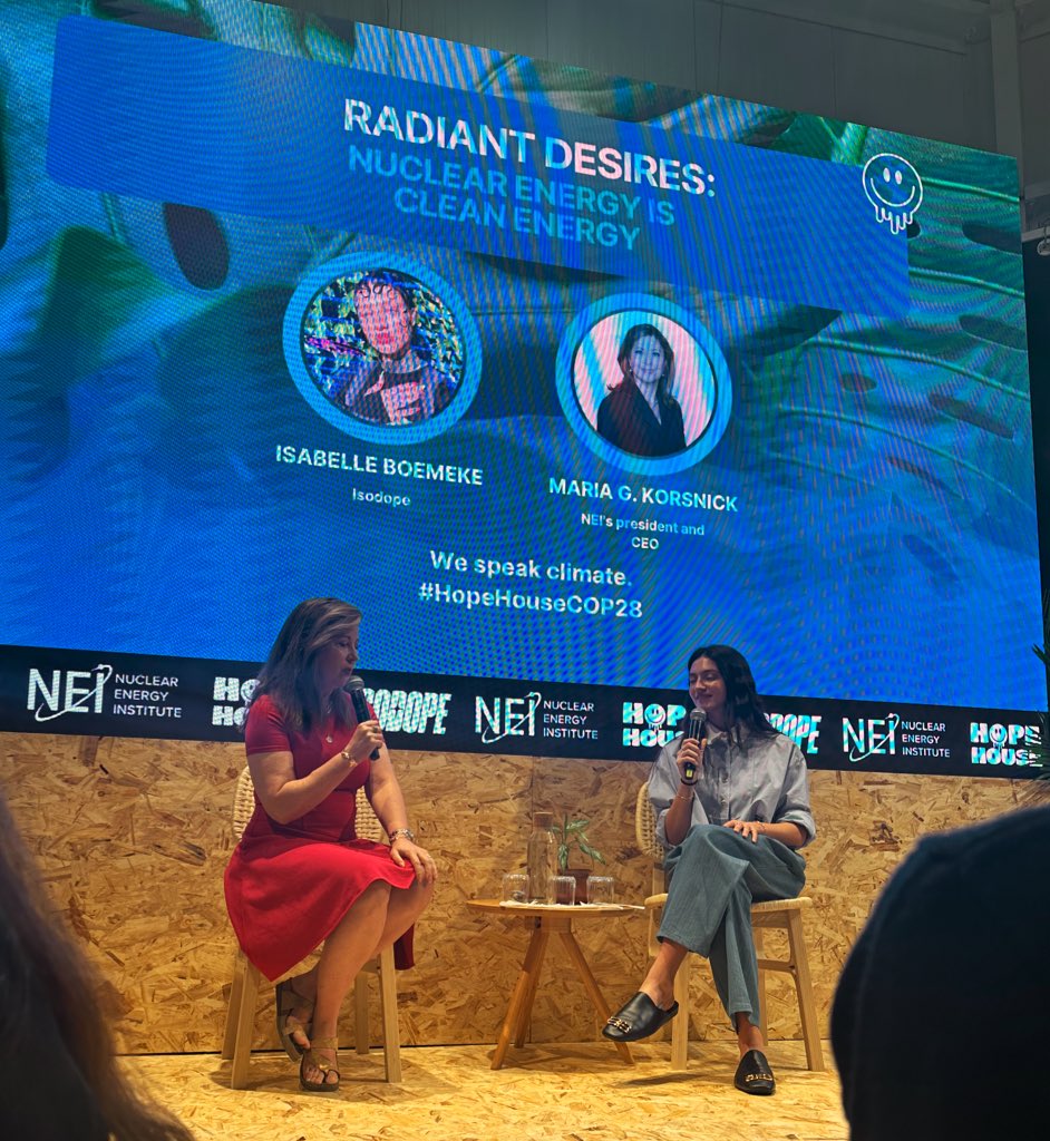 “With nuclear as our foundation, we can have clean and safe energy around the clock” 

Maria Korsnick - <a href="/NEI/">Nuclear Energy Institute</a> President &amp; CEO during an insightful interview with <a href="/isodope/">💎 ISODOPE</a> ⚛️🙌
