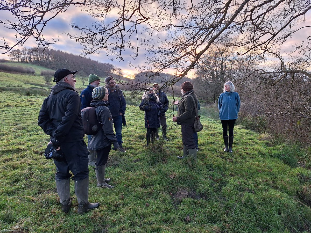 A great fungi and lichen walk with Ray Woods at #WilderPentwyn Farm recently! 🍄🌳💚 Keep an eye out for more events at Pentwyn in the New Year 👀