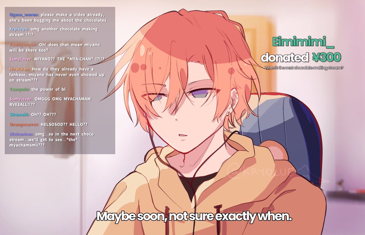 kryolue's tweet photo. SSMY week day 4: Social Media

Ft. (Staged) Relationship reveal but they're both still flustered (bonus myacham + ssmy thoughts in replies)
#SasaMyaaWeek2023 #ssmy_FA https://t.co/DivVyv9ysI