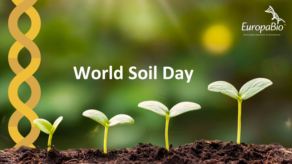 Today marks World Soil Day! But how is soil relevant to our work? Industrial biotechnology-derived microbials and microorganisms support soil health & sustainable crop cultivation replacing fossil-fuel-derived products. Read more about IB solutions at: tinyurl.com/538pe44d