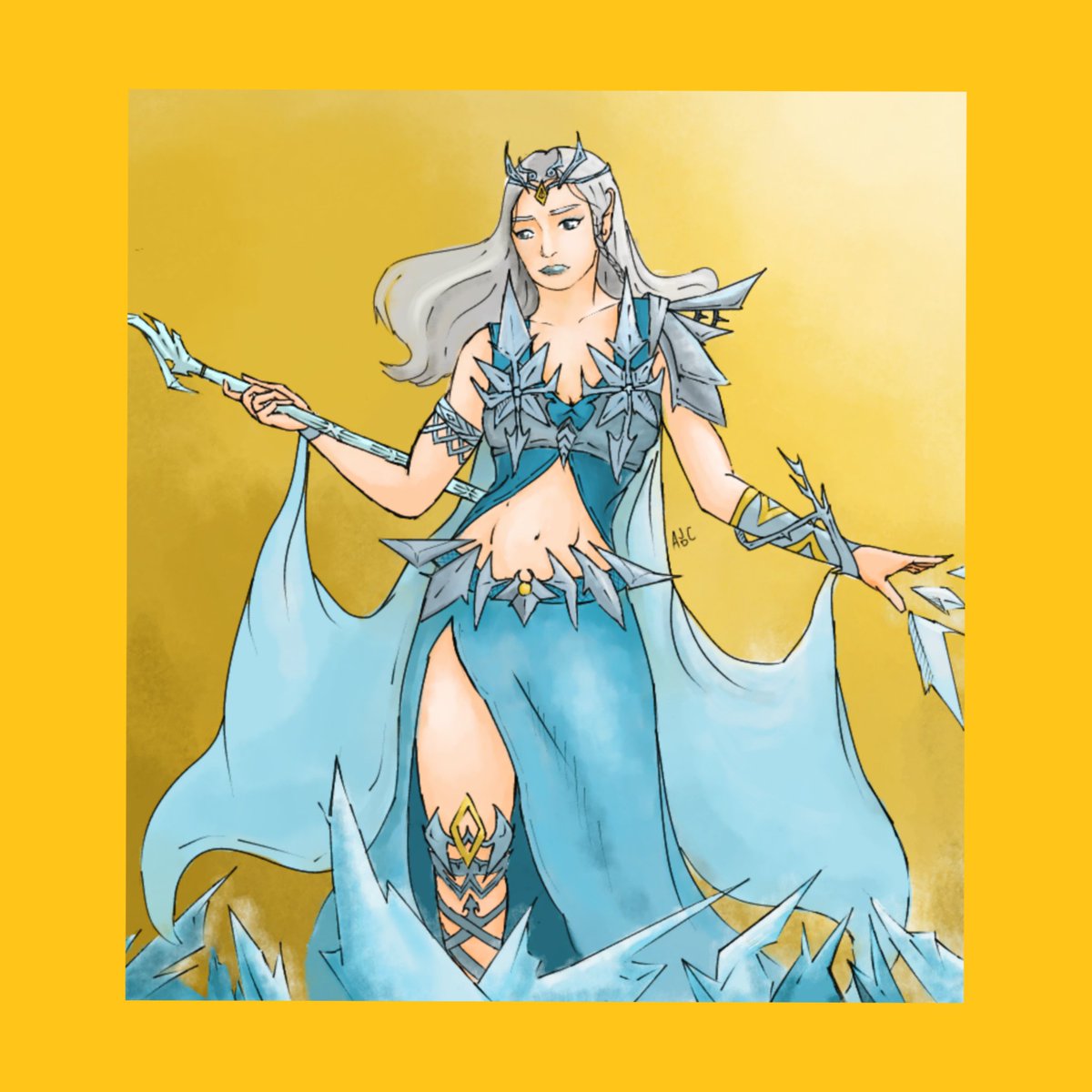 A_wofear's tweet photo. Done Mitena. 

Mitena, the harbinger of chaos and cold. Queen of Mineave.

Can't wait for Rhian @whianwamos ! From Magayon to Mitena. 

#fanart #art #encantadia #sanggre #ARTPH https://t.co/BorLVkMsUz