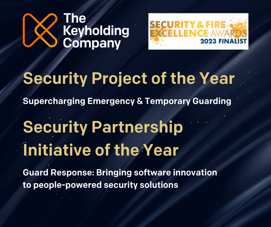 Tonight’s the night 🏆🎉

Incredibly excited to be nominated as finalists in two categories @securityxawards this evening. 

A superstar team will be there to represent us - wish us luck!

#SFEA23 #SFXA23 #IFSEC #FIREX