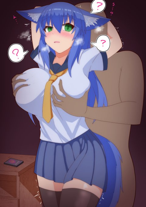 はぁ…はぁ…青ちゃんおっぱいでっかいね… 