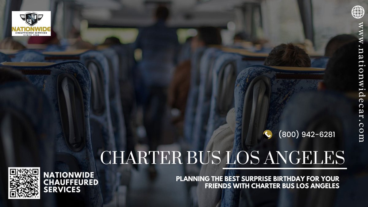 Nationwide_car's tweet image. Surprise birthday in the works? 🎉🚌 Let Charter Bus Los Angeles be your secret weapon for the ultimate celebration on wheels! Plan the best surprise ever and make memories that roll with you. 🎂🎈 #SurpriseBirthday #CharterBusLA #PartyOnWheels 🚌🌟