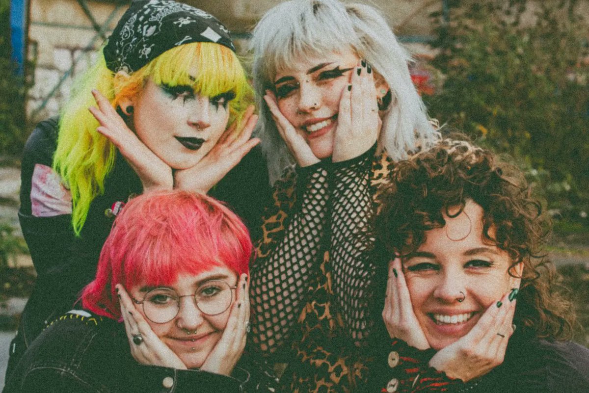 Look Into our eyes 🌀😵‍💫We're just little Christmassy cherubs wanting you to come to our gig this Thursday 😵‍💫🌀