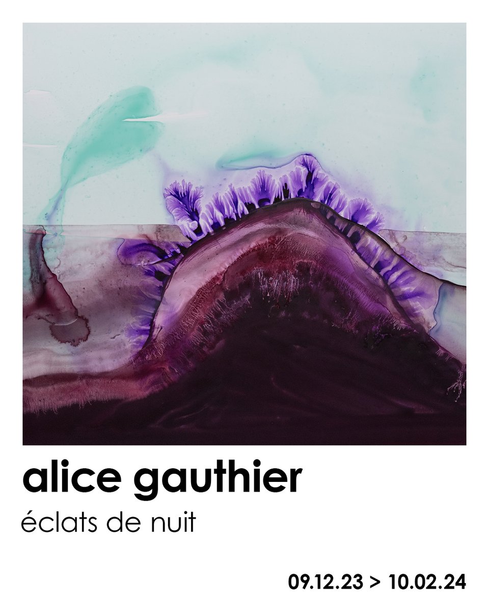 Trois vernissages :
Vendredi 8 décembre 2023 dès 18h ! <a href="/Espace_AVENDRE/">Espace A VENDRE</a>
• La galerie : Stéphane Steiner, Climax Trouble 
• Le château : Alice Gauthier, Éclats de nuit 
• Le showroom : Pop up store #2  

Expositions du 9 décembre au 10 février 2023