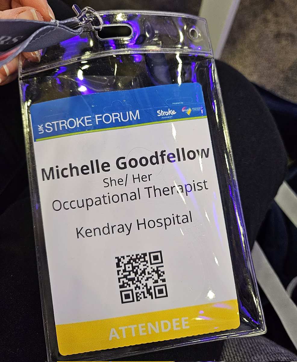 mgoodOT84's tweet photo. Learning and representing @BarnsleyESD @BarnsleyAHPs at The UK Stroke Forum 2023 #UKSF23 #vocationalrehab #occupationaltherapy https://t.co/KidG0vHZo0