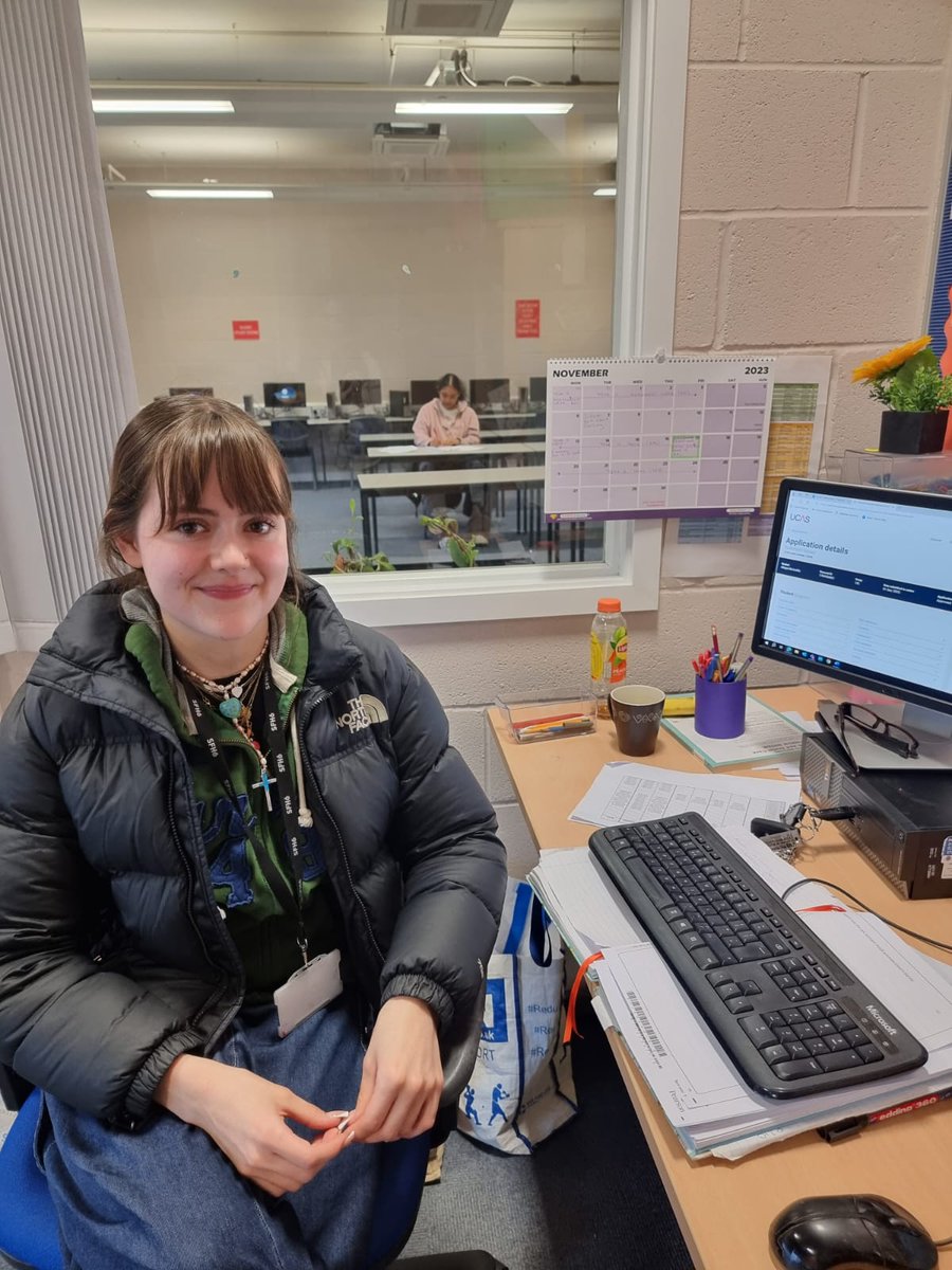 We are delighted to send off Allegra's UCAS application to study Games Design.