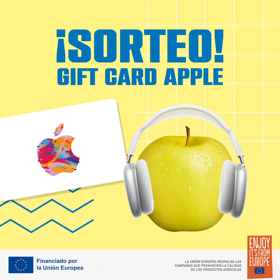 📸  Gana una UNA TARJETA REGALO APPLE VALORADA EN 300€  🍎Menciona a un amigo 🔁 Haz RT 🍎 Síguenos en nuestra cuenta <a href="/cuidatemanzana/">Como te Cuida una Manzana</a>
Bases legales: epr.ms/3Ro8uSw
#Comotecuidanlasmanzanas
