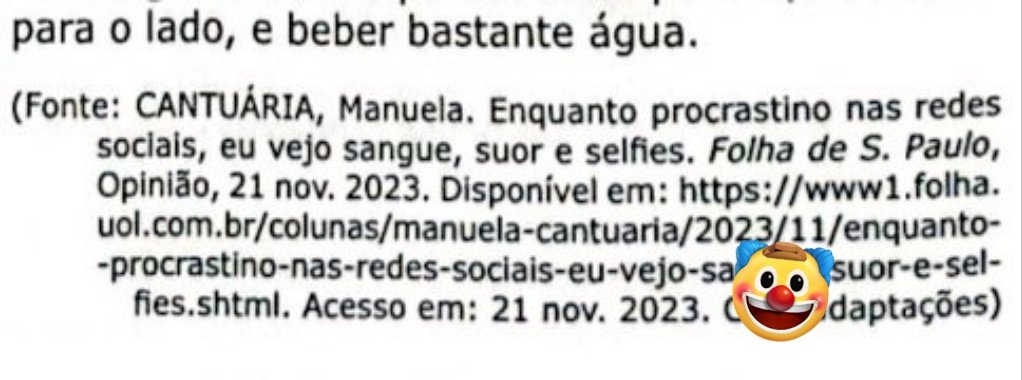 prof_sisko's tweet image. Como uma prova que foi formatada e revisada após 21 de novembro para ocorrer em 3 de dezembro tem credibilidade?? Estamos cansados de ensinar nossos alunos a achar os erros das questões da Fapec para acertar as questões!!! CANSADOS
#mudafapec
#fapec
#ufms