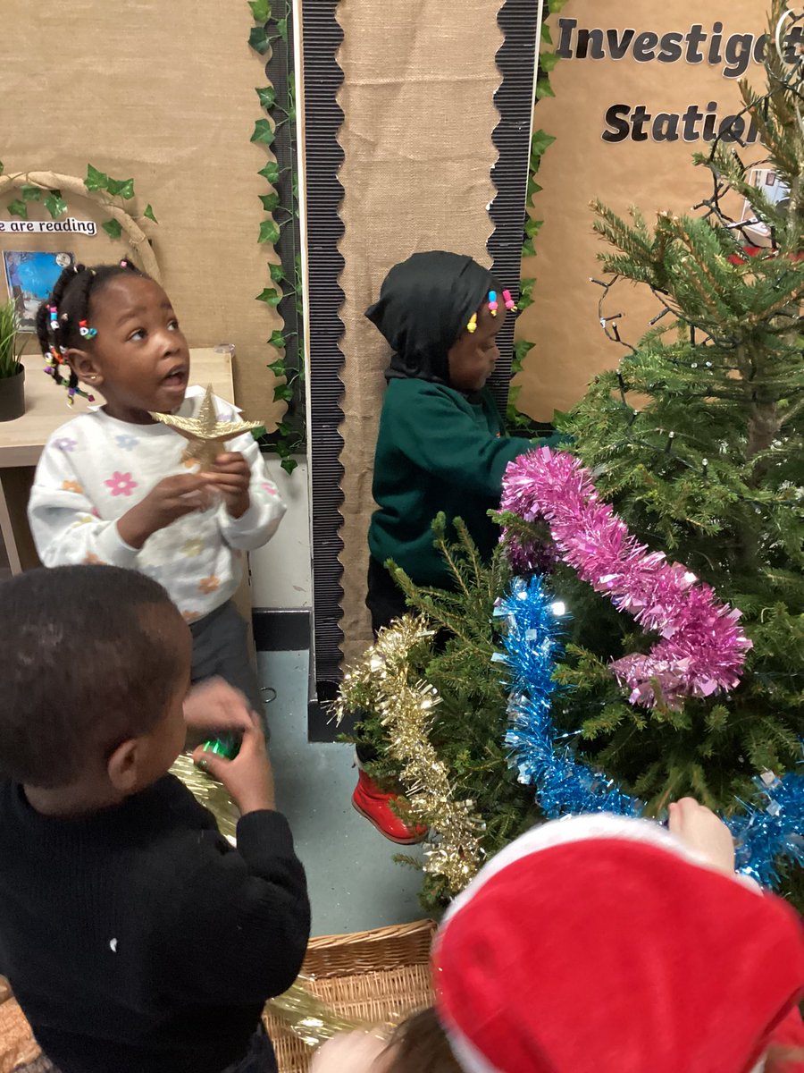 We loved decorating our Christmas tree in Nursery. 🎄 <a href="/StMargarets_/">St Margaret's Anfield CE Primary</a>