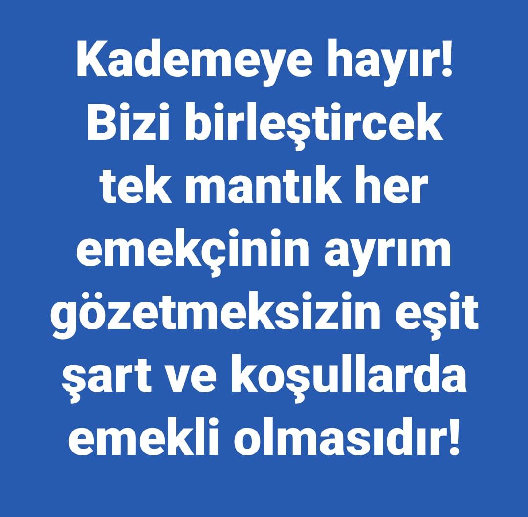 ‼️‼️1999.2000.‼️‼️Girişi kademe isteyen masa başı beyaz yaka kişileri Takıpten çıkaralım.Arkadaşlar.bunlar sadece kendılerını düşünüyor..2002 sınrasını yanlarına cekerek kıtle olusturma derdındeler.‼️‼️UYANIN  ARTIK‼️‼️
#2000LerEşitlikİstiyor
#2000SonrasiKademe 
#KademeyeHayır