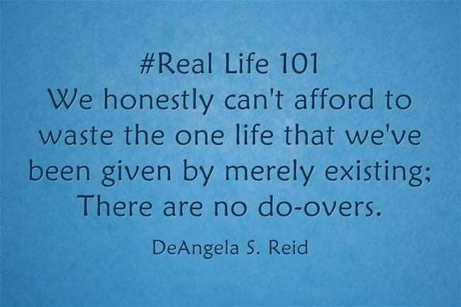 DEANGELASREID's tweet image. #RealLife101 #Honestly #Afford #Waste #Life #Existing #NoDoOvers