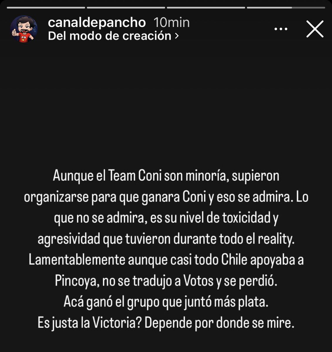 LOQUITO_x_BODIS's tweet photo. Dejare de webiar weeeon, y aprende a perder, me tiene harto con su odio, habla del odio de los demás y el se pasa tirando mierda, definitivamente el peor haters de Cony. #GranConstanza #constanzaGanadora https://t.co/ypQSzOAF76
