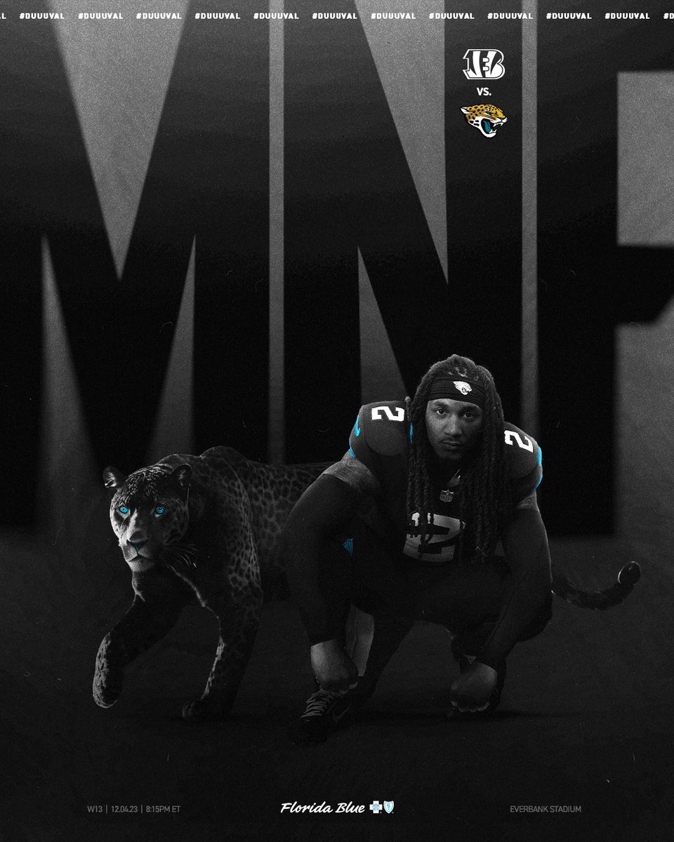 Jaguars's tweet photo. MNF at The Bank 😤

@FLBlue | #CINvsJAX https://t.co/Pc4cibgn4a