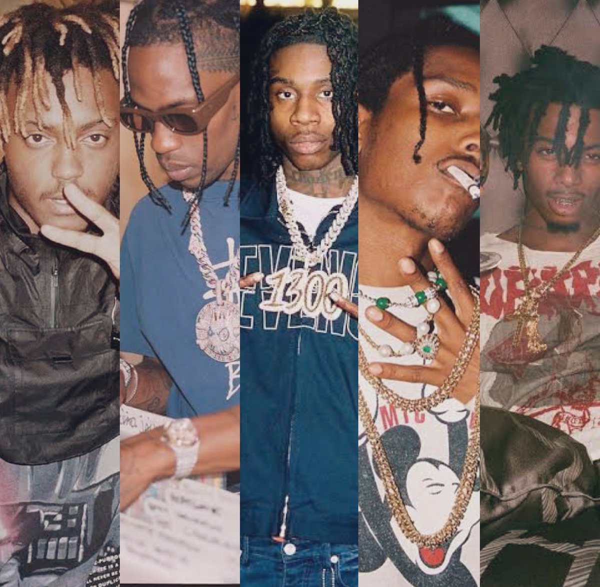 𝗥𝗔𝗣 𝗙𝗔𝗖𝗧: Juice WRLD, Travis Scott, Polo G, ASAP Rocky