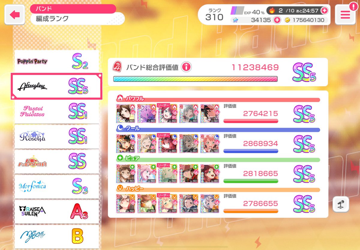 復帰して1年!
これからもアフグロ推しの一員としてよろしくお願いします⸜(* ॑꒳ ॑*  )⸝⋆*
1年でだいぶ変わったwww
履歴書もちょー久しぶりに更新しました(ﾉ˶>ᗜ​<˵)ﾉ
 #バンドリ
 #ガルパ
 #バンドリ履歴書 
 #バンドリーマーさんと繋がりたい