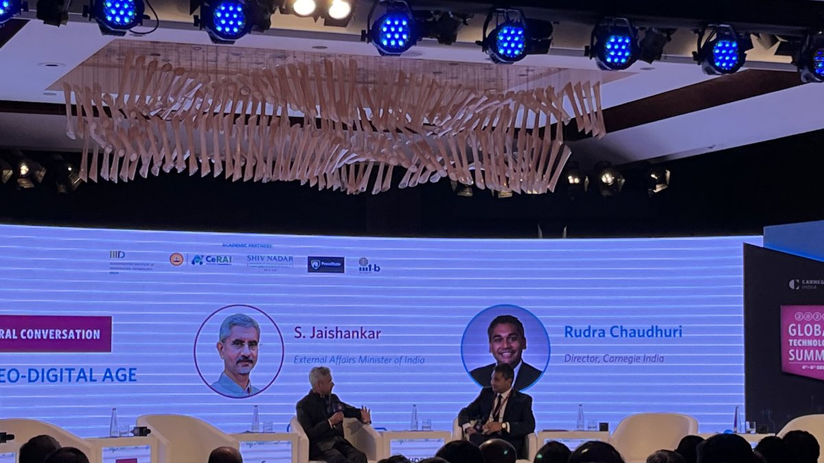 FLASH: India’s relationship with #Russia should not be viewed as “handicap”. The relationship “saved us many times”, says External Affairs Minister Dr S Jaishankar.

#GlobalTechSummit

@ThePrintIndia