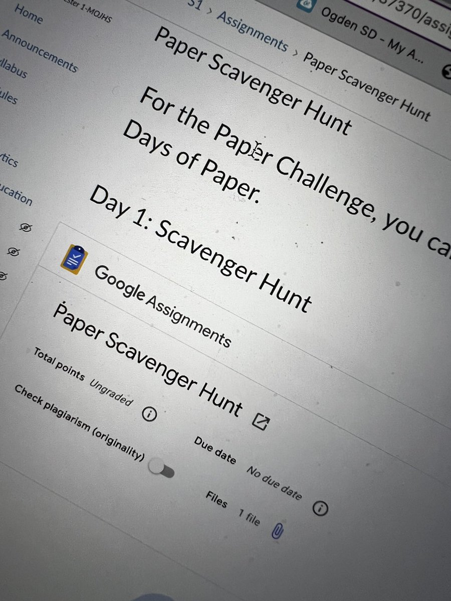 Students getting ready for their upcoming test - using Paper before asking me for help! #12DaysofPaper