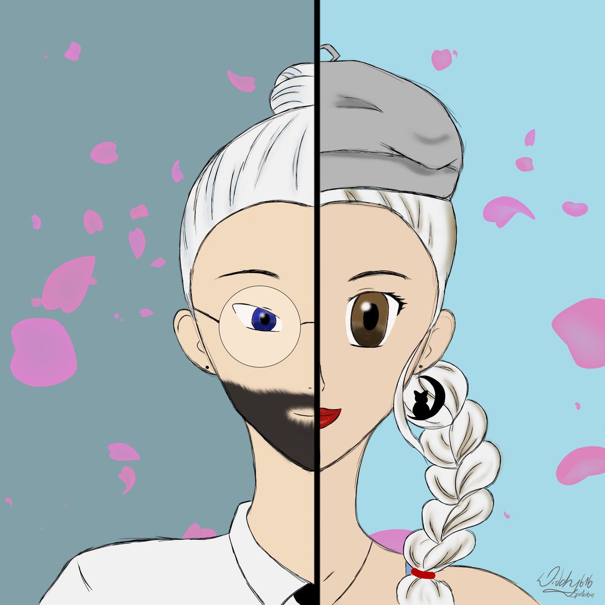 Witchy616's tweet photo. Mein erstes "einigermaßen" gelungenes Digital Art, nachdem ich über 20 Jahre nicht mehr gezeichnet habe.🙈Bin selber nicht zufrieden, weil ich früher besser gezeichnet habe.😅Und dann gleich Yori. Ich liebe euer RP.🥰#luckyvfanart #gtarp #art #fanart @xPandorya @SenpaiMelone https://t.co/1eWLcbTvBM
