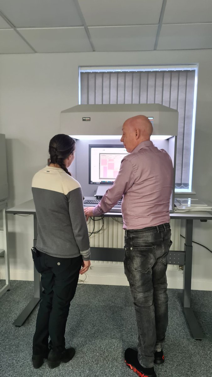 VeriVide's tweet image. Russell Thorpe demoing the benefits of DigiGrade to Diana from the @AATCC last week and how it's being used globally for many global brands and Textile testing laboratories.

youtube.com/watch?v=5Wj8ia…

#textile #testing #colorfastness #fastnessgrading #colour #fabic #AATCC