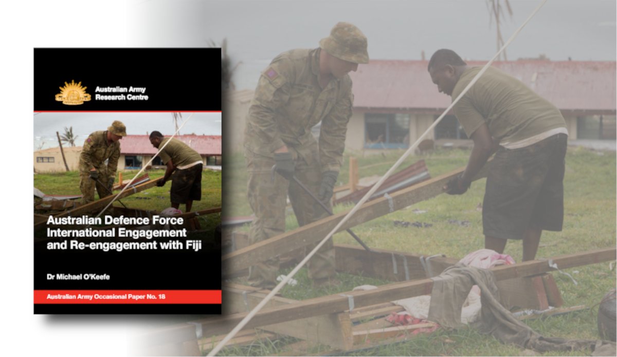 In this Occasional Paper, Dr Michael O'Keefe seeks to extend the international engagement policy literature by detailing how a successful approach from 2014-2017, with Fiji, contributed to the achievement of AUS foreign policy goals. researchcentre.army.gov.au/library/occasi… #AusArmyResearch