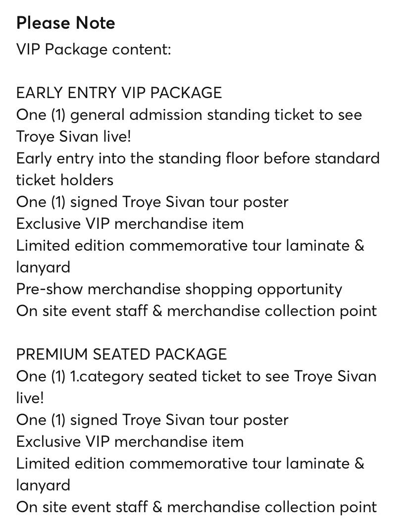 UpdatedTS's tweet photo. 🎵| The VIP packages for Troye’s Something To Give Each Other UK/EU 2024 tour! https://t.co/bS6iWL6Kk8